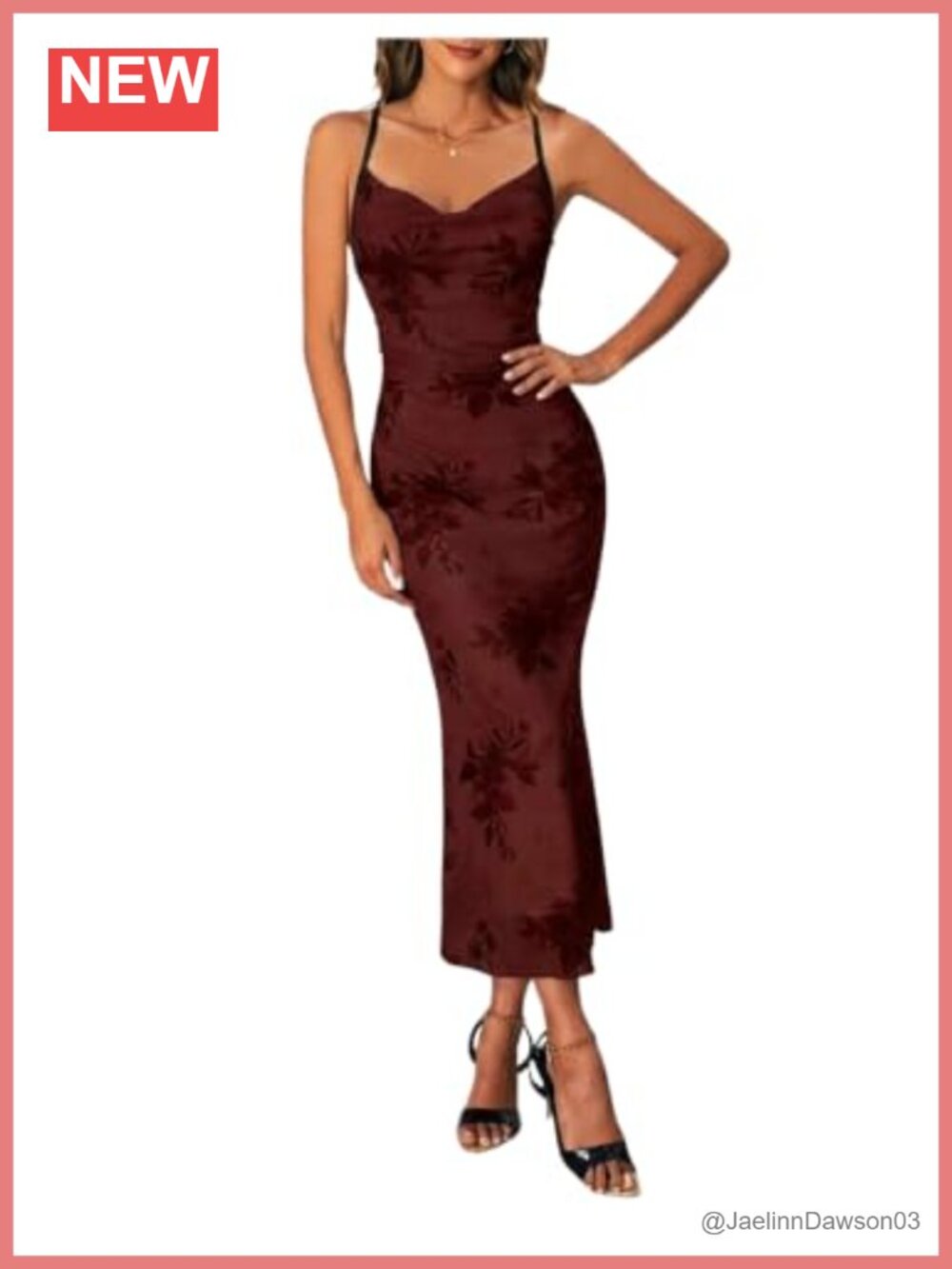 Floral Mesh Cami Dress Bodycon Cocktail Wedding Guest Long